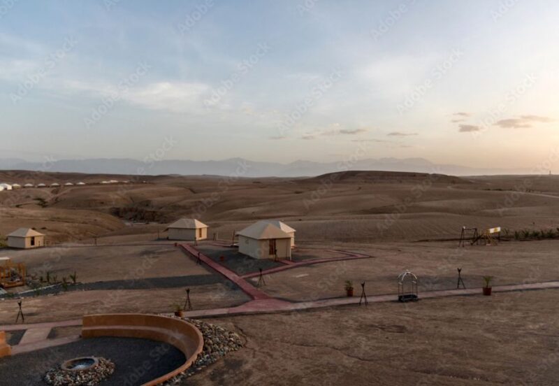 Agafay Guided Camel Riding and Dinner Under Stars - Camel Riding Adventure