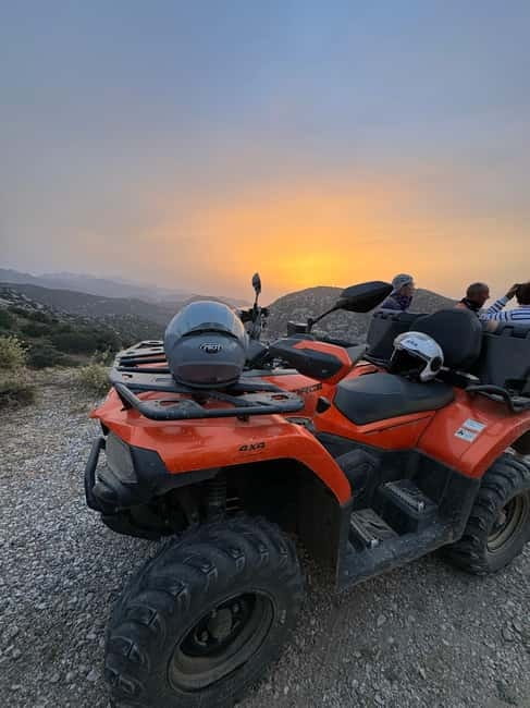 Agia Pelagia: Sunset or Morning Quad Tour & Ghost Town Visit - The Itinerary in Detail