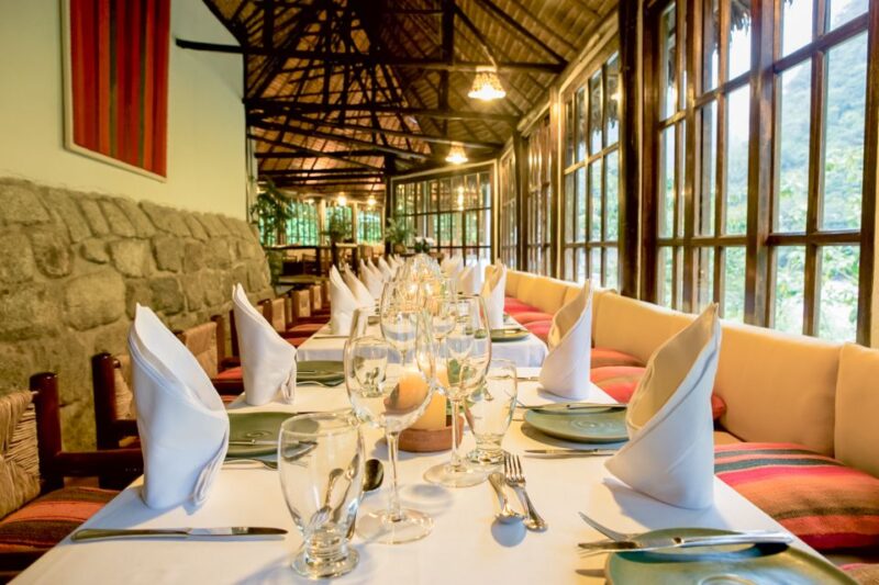 Aguas Calientes: Lunch at Cafe Inkaterra Restaurant - Location and Ambiance