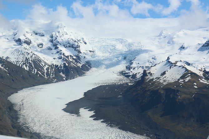 Airplane Flight Over Glacier Lagoons and Icelands Highest Peak - Icelands Highest Peak