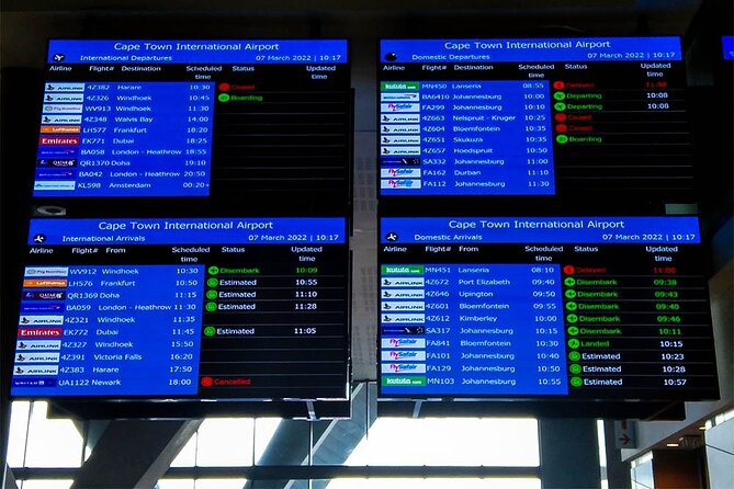 Airport Shuttle Transfer From Airport to Cape Town City Center - Customer Reviews Highlights