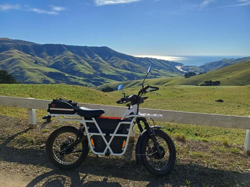 Akaroa: Lonely Beach Trail by E-Scooter. selfguided day out - Key Points