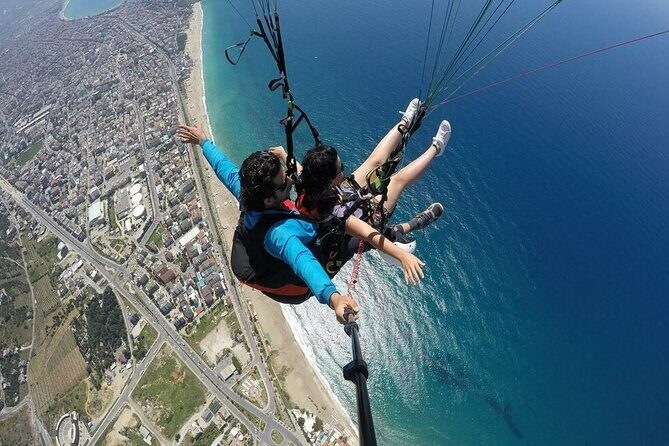 Alanya Paragliding and Cleopatra Beach from Antalya - Key Points