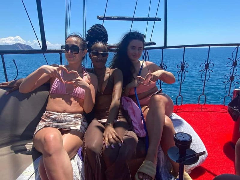 Alanya: Pirate Boat Tour with Lunch & Unlimited Soft Drinks - Water Activities: Swimming & Snorkeling in Crystal Clear Waters