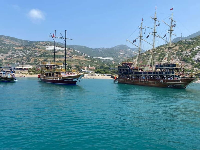 Alanya: Pirate Boat with Pickup, Lunch, & Unlimited Drinks - Ulas Beach and the Lunch Break
