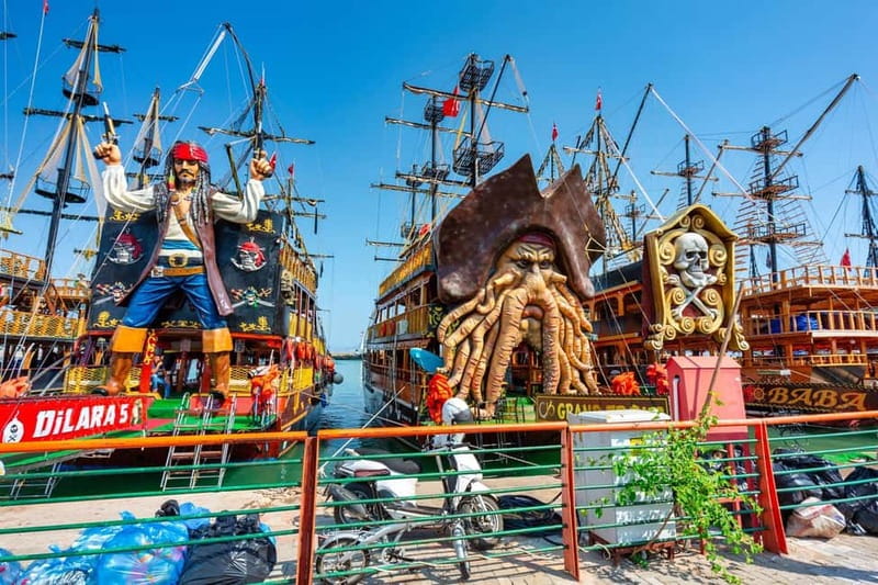 Alanya: Pirate Boat with Transfer, Lunch & Soft Drinks - Key Points