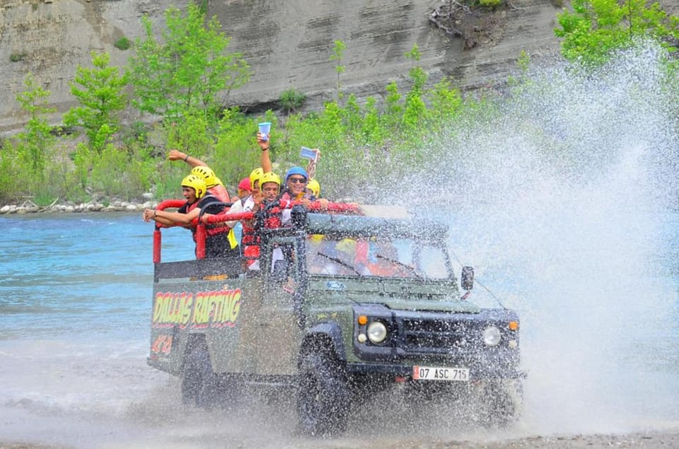 Alanya: Rafting w/ Zipline, Quad, Buggy, Jeep Safari & Lunch - Key Points