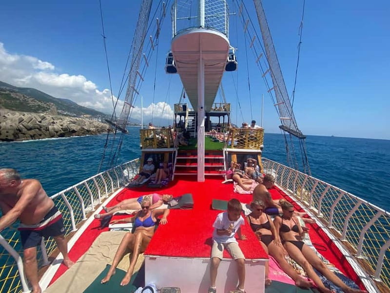 Alanya: Relax Boat Tour with Lunch & Unlimited Soft Drinks - Key Points