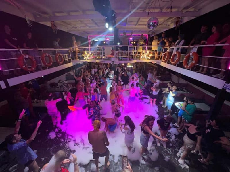 Alanya: Sunset Party Boat, Jeep, Cleopatra Beach & Dinner - Key Points