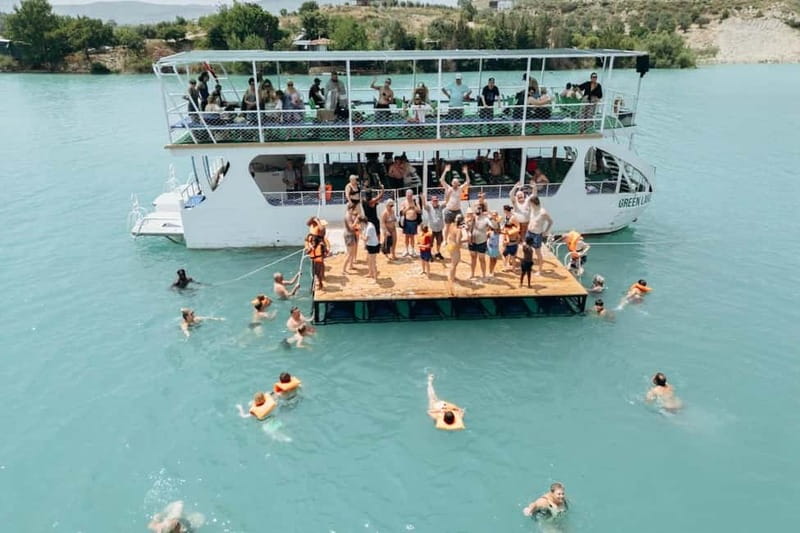 Alanya To:Cabrio Bus ,Green Canyon Area,Boat Tour with Lunch - Key Points