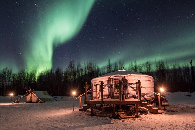 Alaskan Escape: Aurora Viewing & Dog Sledding Adventure Fairbanks - Key Points