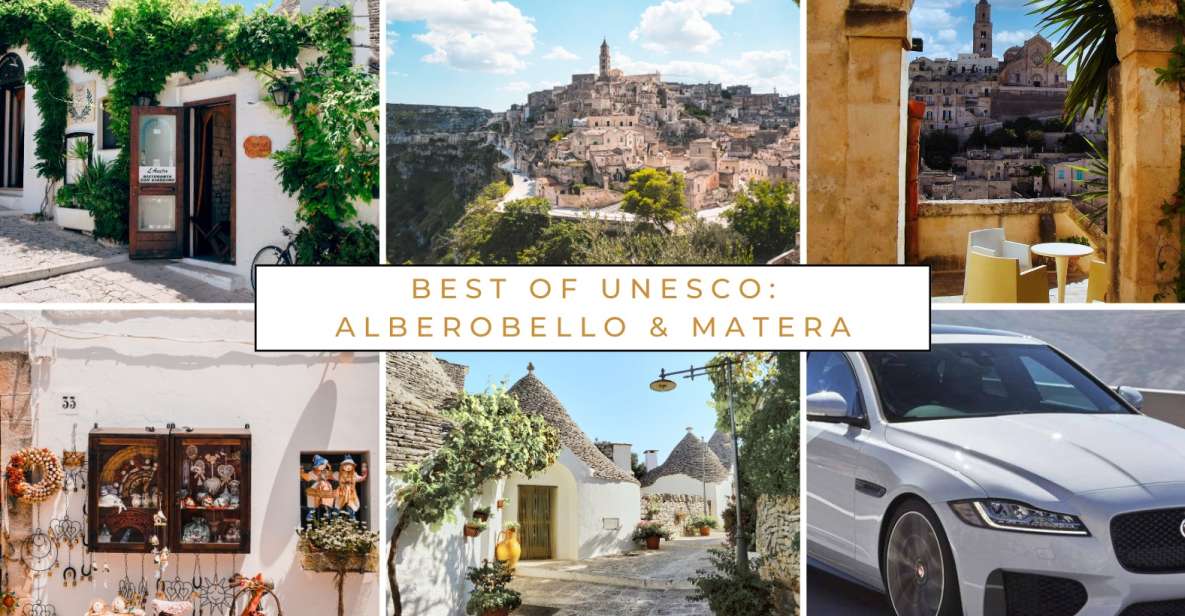 Alberobello & Matera in 1 Day! Private Tour From Bari - Itinerary