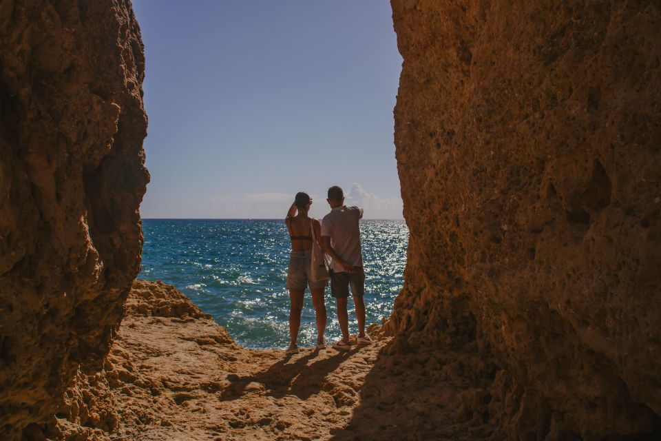 Albufeira: Benagil Cave, Algar Seco & Marinha Adventure Walk - Algar Seco Exploration