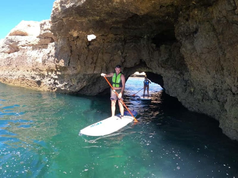 Albufeira: Caves and cliffs Paddleboarding (SUP) Tour - Key Points