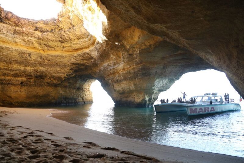 Albufeira: Caves and Coastline Catamaran Cruise to Benagil - Discovering the Algarve Coast on a Catamaran
