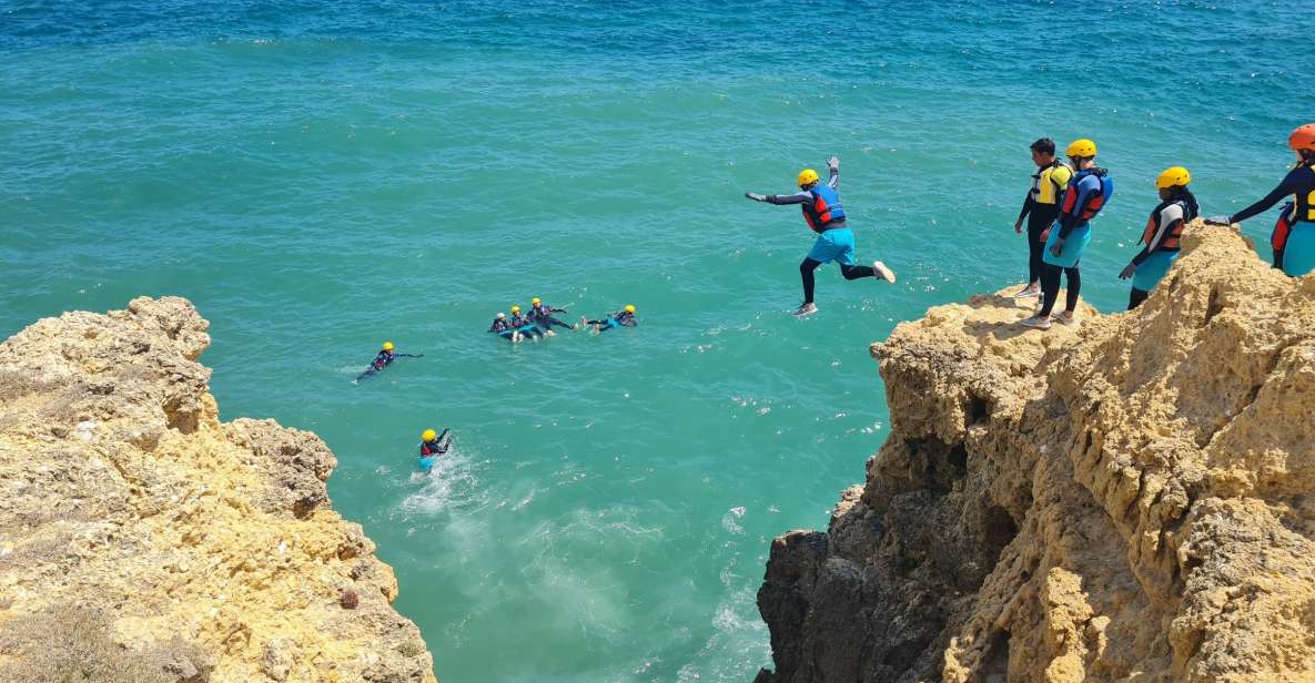 Albufeira: Guided Coasteering Tour With Cliff Jumping - Exploring Albufeiras Rugged Coastline