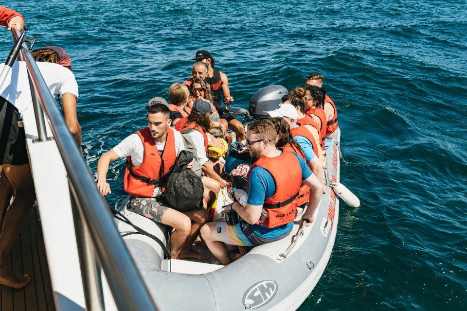 Albufeira: Sightseeing Cruise With Beach BBQ and Open Bar - Water Sports and Snorkeling