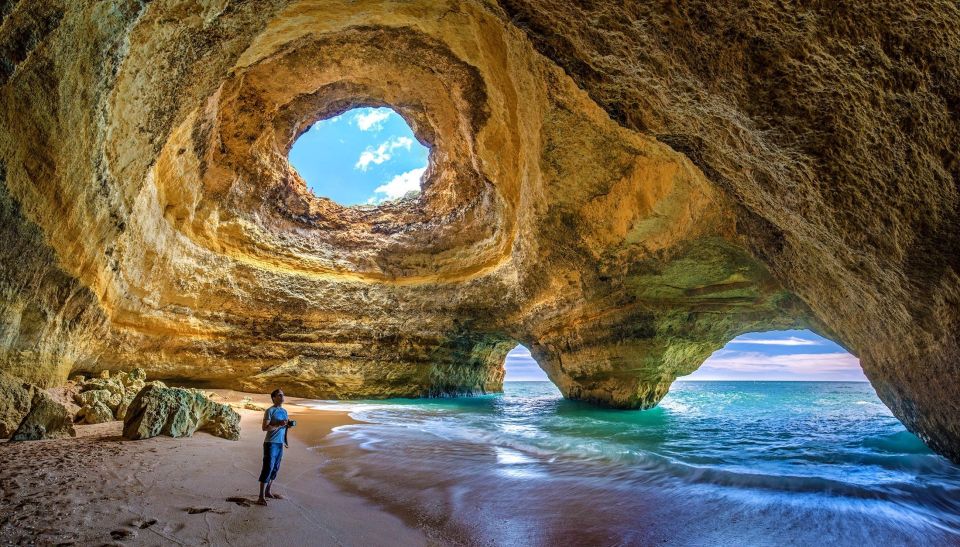 Algarve: Benagil Cave Boat Tour and Algarseco Coastal Walk - Visiting Benagil Cave