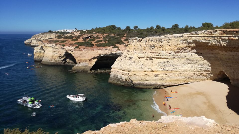 Algarve: Carvoerio and Benagil Walking Tour and Cruise - Multilingual Guide Services