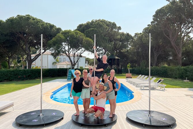 Algarve: Ocean View Pole Dance Experience With Prosecco - Professional Poles and Yoga Mats