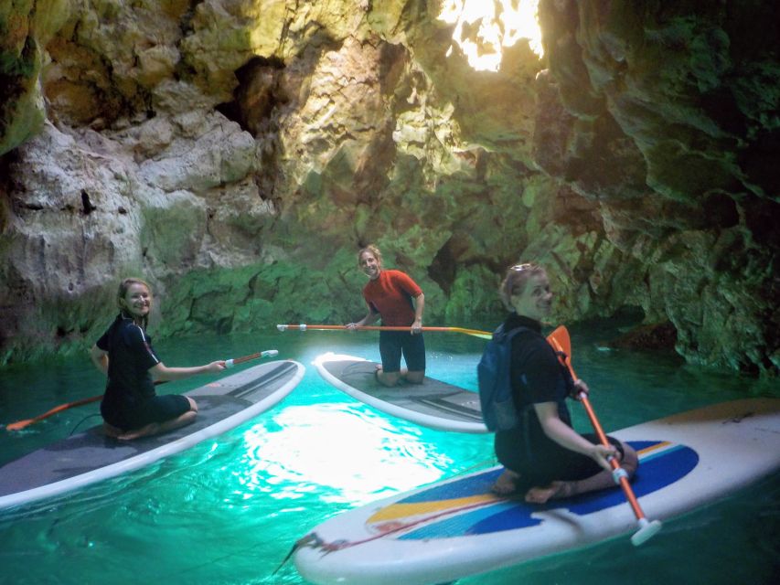 Algarve: Stand-Up Paddleboard Tour to Ingrina Caves - Swimming in Inlets