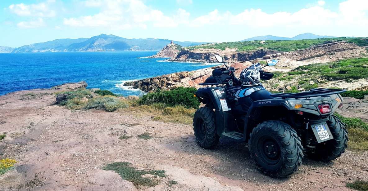 Alghero: Guided Quad Bike Tour With Swim Stop - Key Points