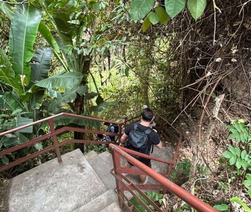 aling aling warerfalls : long trek - Key Points
