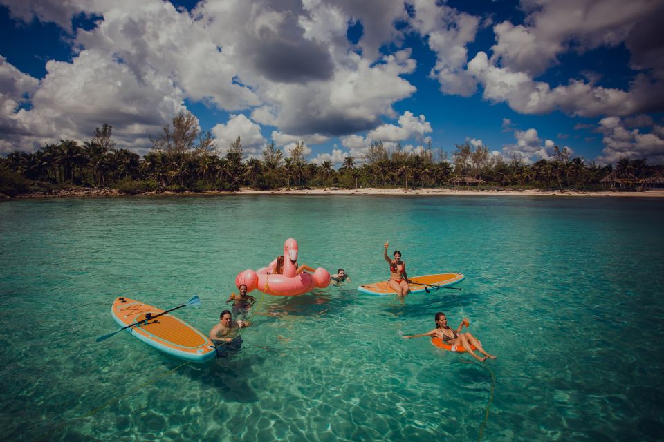 All Incluive:Tulum Coast & Fun 4 Hours in 40 Catamaran Bali - Premium Open Bar Included