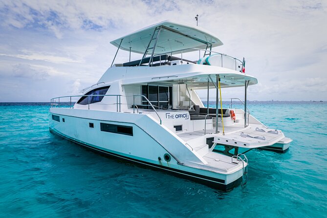 All Inclusive Tulum Party DJ Evening Beat in 51 Leopard PowerCat - The Yacht Experiences