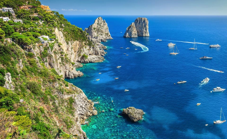 Amalfi: Capri Island Boat Tour with Drinks and Snorkeling - Key Points