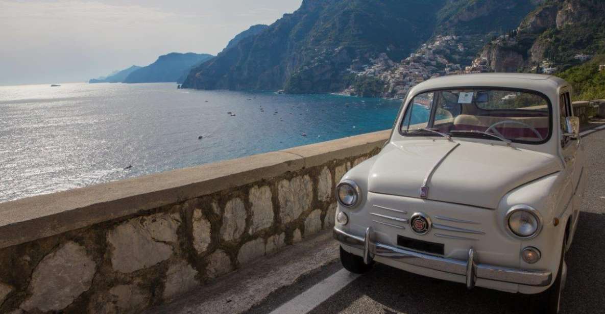 Amalfi Coast by Vintage Fiat 500 or 600 From Sorrento - Coffee Break in Positano