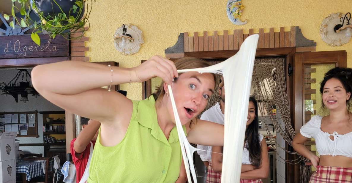 Amalfi Coast: Make Fresh Pasta, Mozzarella, & Tiramisu - Inclusions and Whats Provided