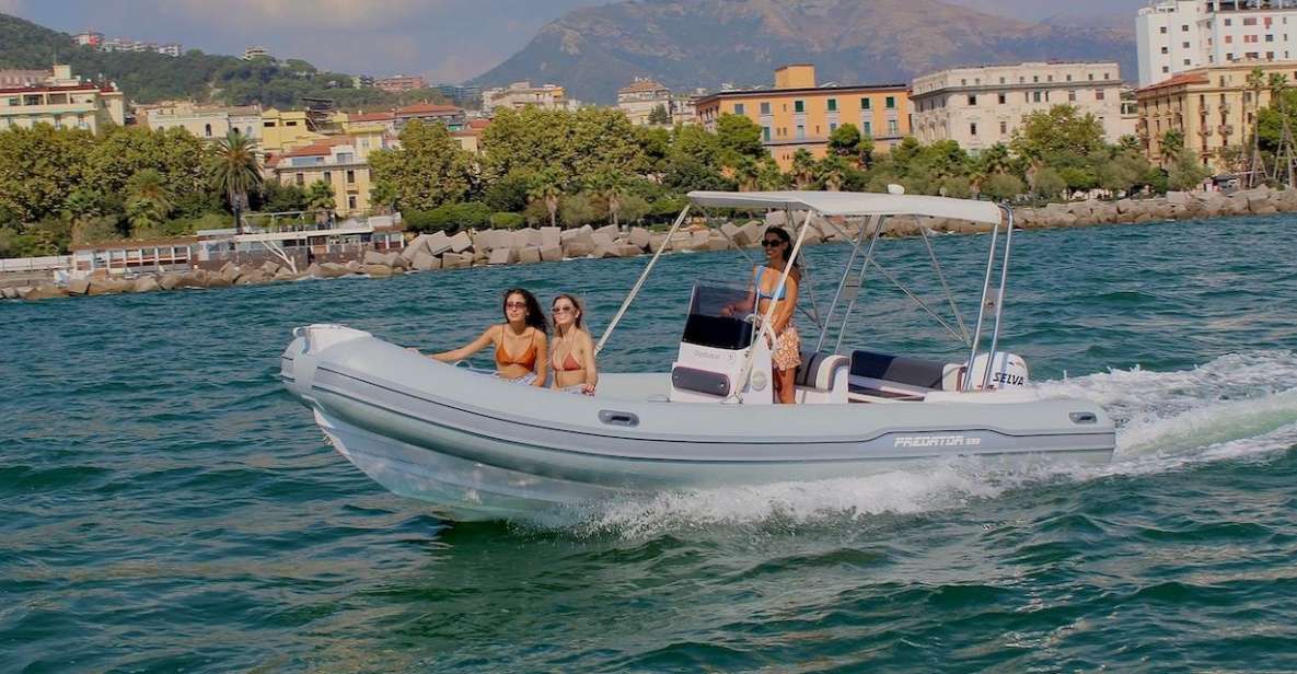 Amalfi Coast Rent Boat: From Salerno Without License - Key Points