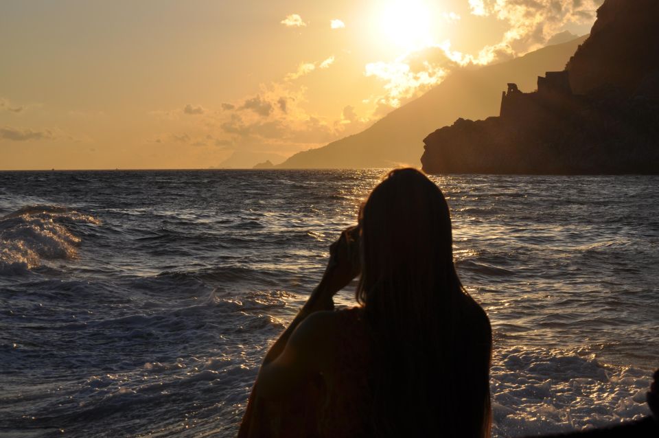 Amalfi Coast Sunset Boat Tour From Salerno With Aperitivo - Key Points