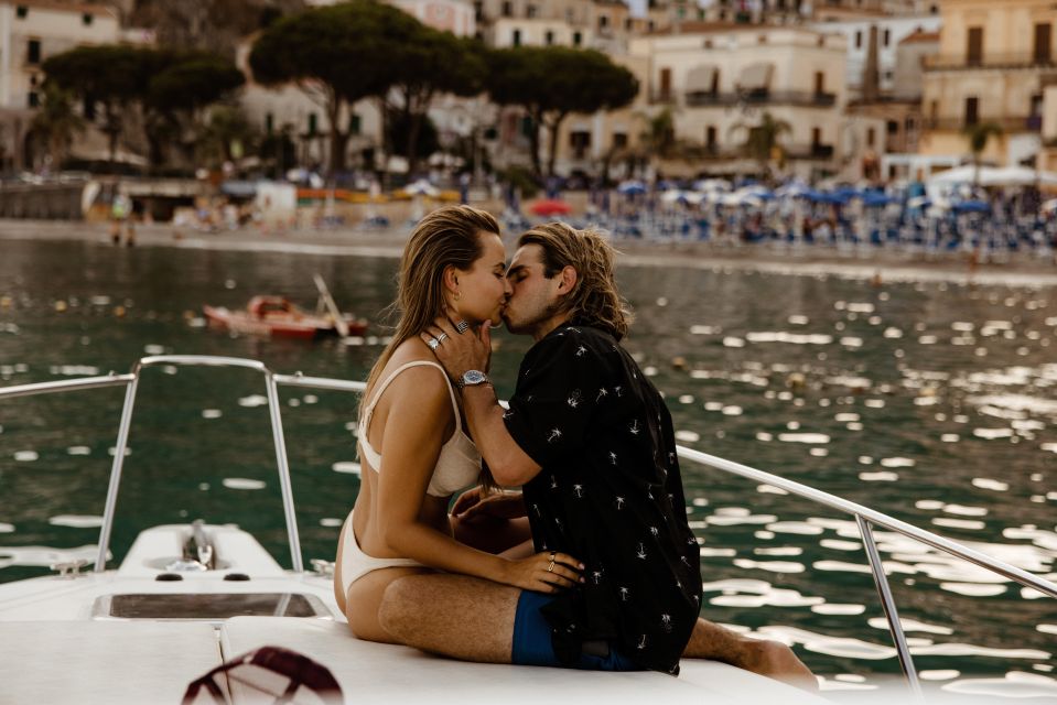 Amalfi Coast Sunset Boat Tour From Salerno With Aperitivo - Sailing the Amalfi Coastline
