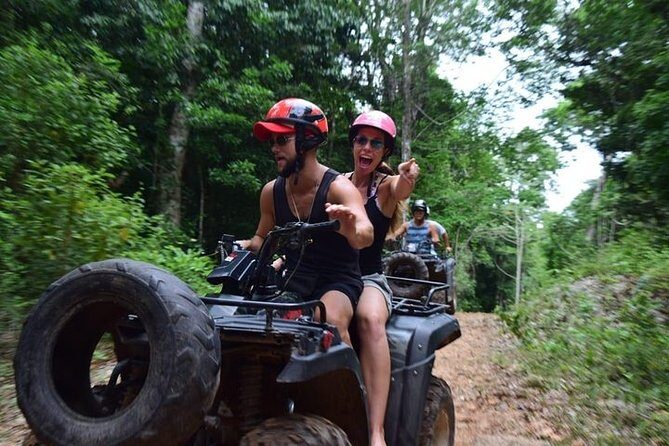 Amazing Experience ATV (shared), Zipline and Cenote + Round Transportation - Key Points