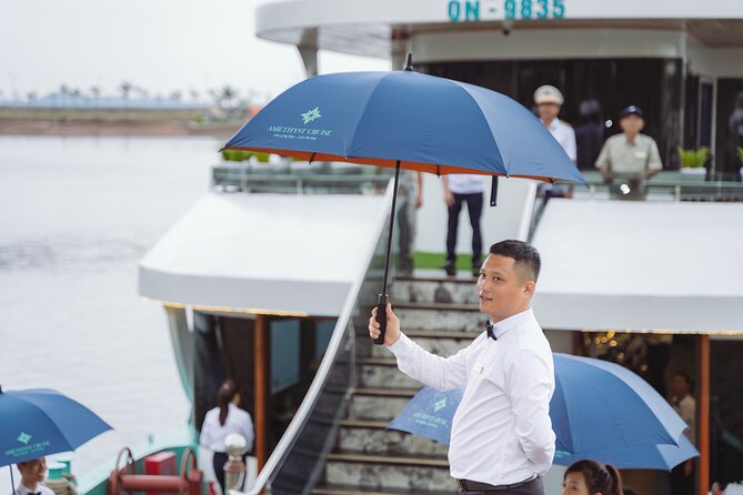 Amethyst Day Cruise The Most Luxury Day Tour Explore Halong Bay - Detailed Itinerary Breakdown