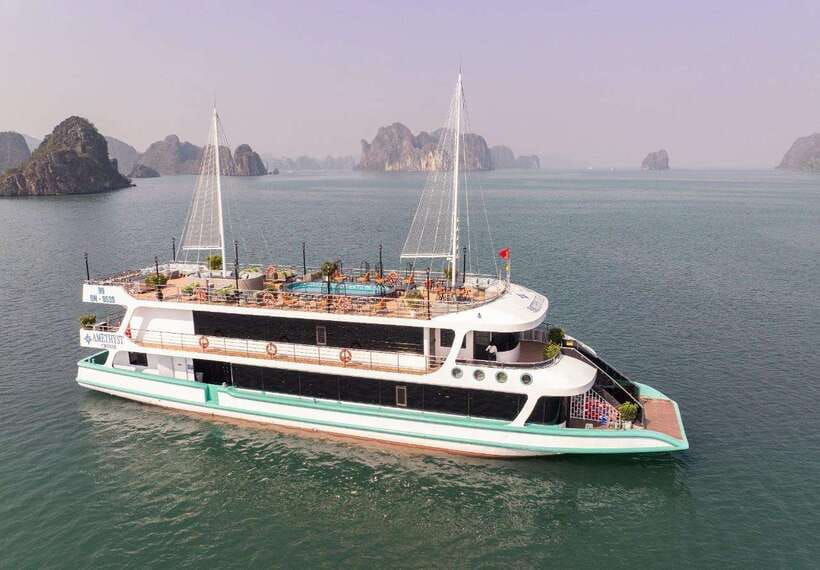 Amethyst Luxury Day Cruise Explore Halong Bay, Island, Caves - Cruise Overview