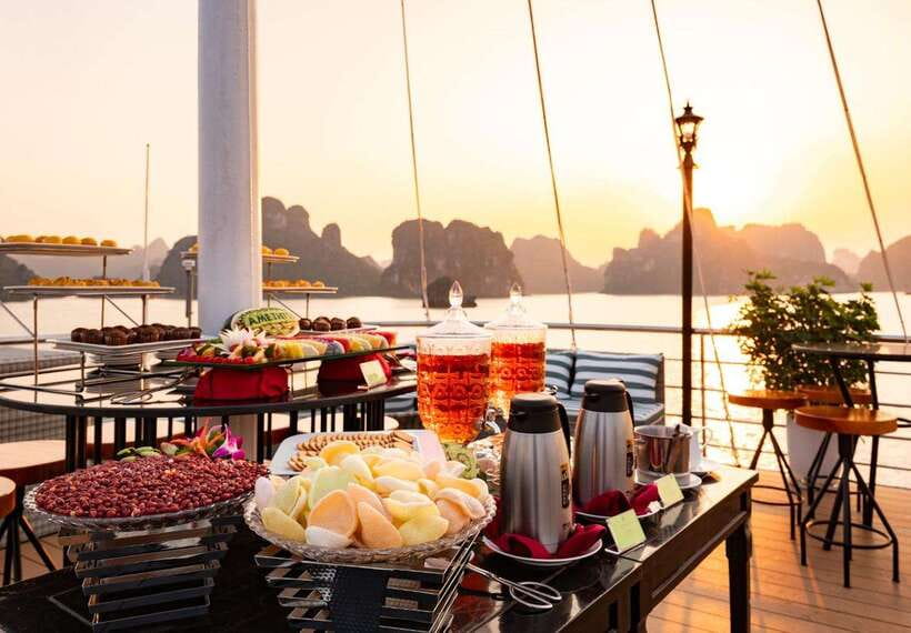 Amethyst Luxury Day Cruise Explore Halong Bay, Island, Caves - Daily Schedule