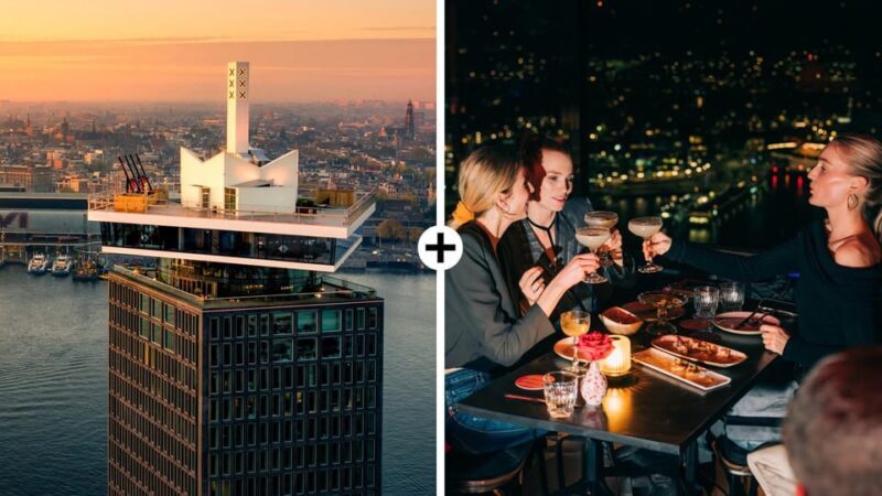 Amsterdam: A'DAM Lookout Ticket and Lunch or Dinner Voucher - Key Points
