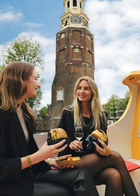 Amsterdam canal cruise with culinary burger or cheese & wine - FAQ