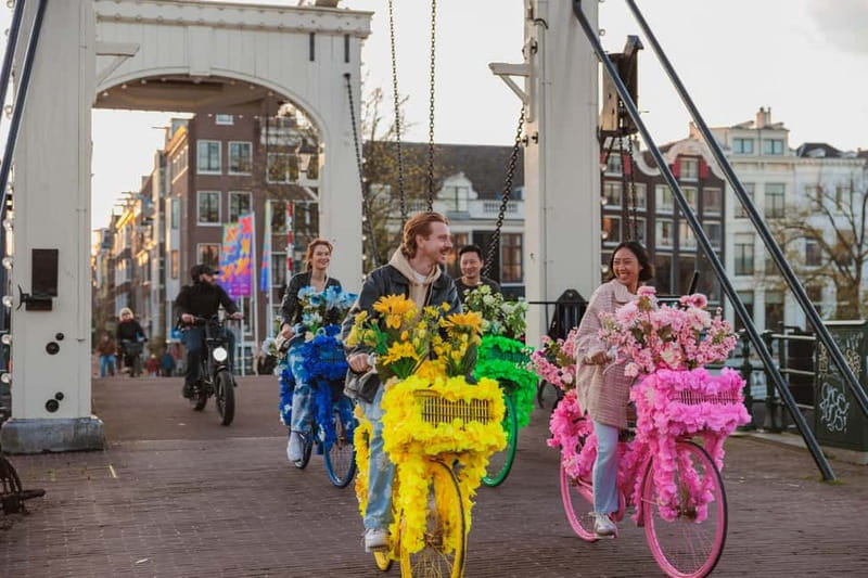 Amsterdam: City Centre, Guided Bike Tour on Flower Bikes - Key Points