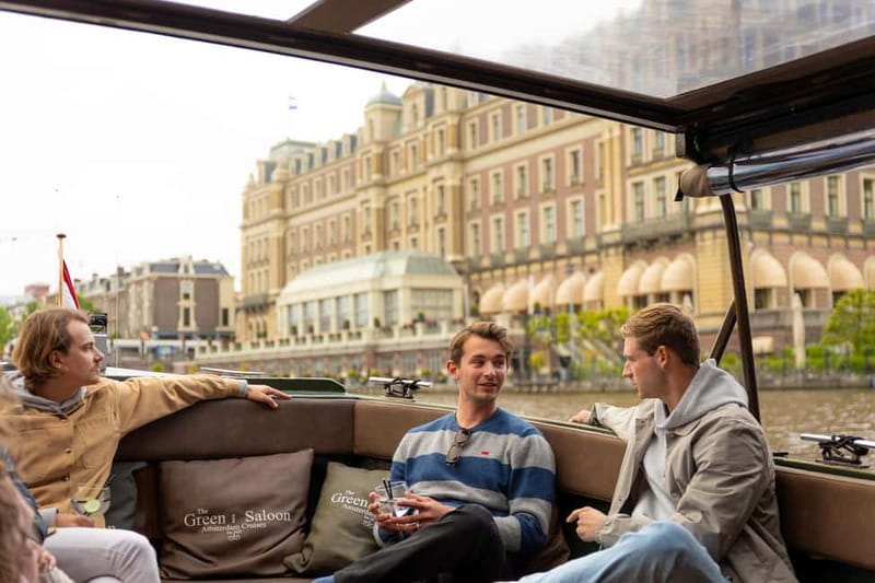 Amsterdam: Covered Canal Cruise with Drinks & Bites - Key Points