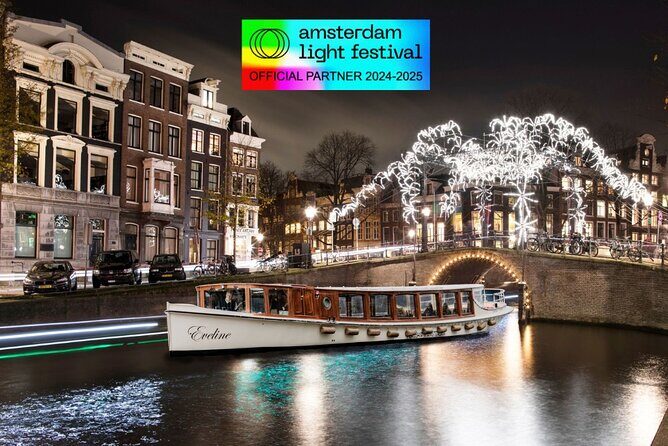 Amsterdam Light Festival: Canal Cruise Covered Saloon Boat - The Experience: A Closer Look
