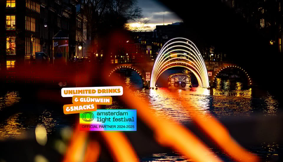 Amsterdam: Light Festival Cruise With Drinks & Snacks - Key Points