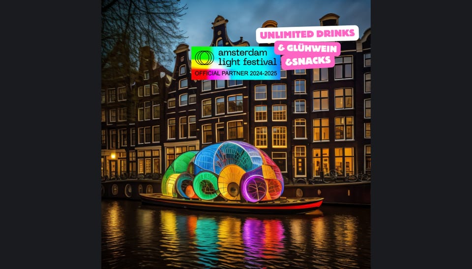 Amsterdam: Light Festival Heated Cruise with Drinks & Snacks - Key Points