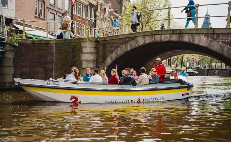 Amsterdam: Open Boat Tour of Canals with Expert Local Guide - Key Points