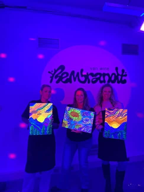 Amsterdam: Paint and Sip in the Dark at Rembrandt van Wine - Practical Details