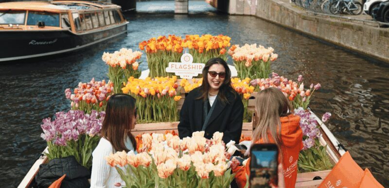 Amsterdam: Premium Tulip Boat Canal Tour - The Itinerary: What to Expect