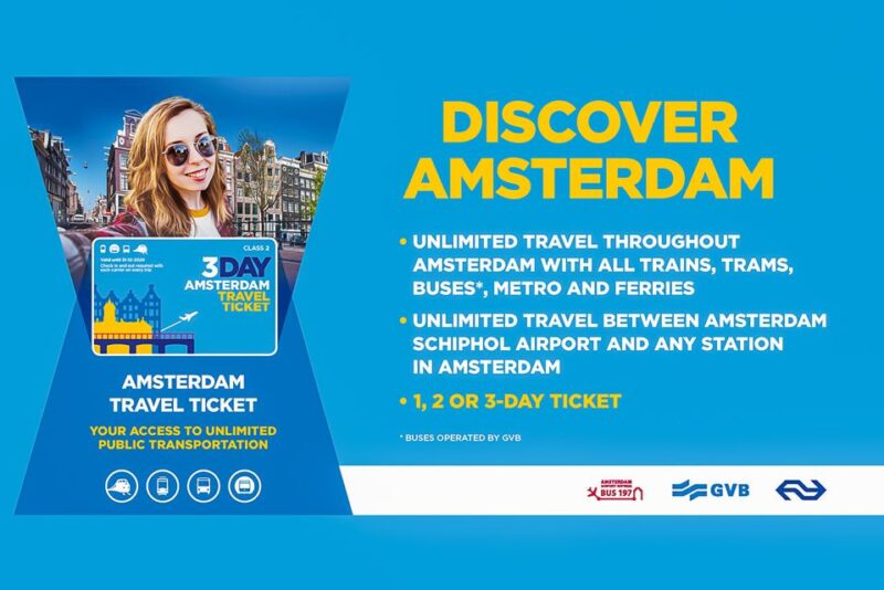 Amsterdam: Travel Ticket for 1-3 Days With Airport Transfer - Customer Reviews